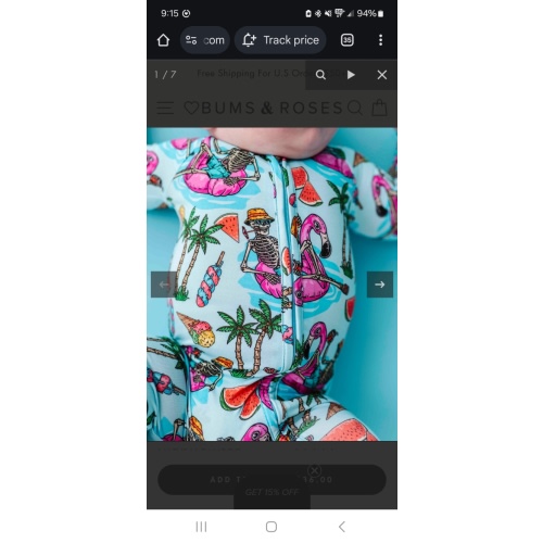 Bone Chillin Convertible Romper 0-3 or 3-6