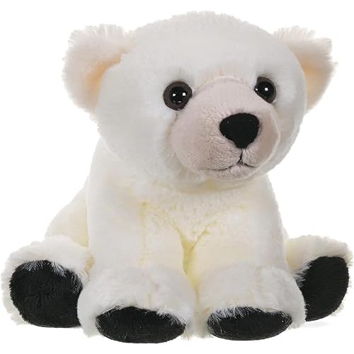 Wild Republic Polar Bear Baby Plush, Stuffed Animal, Plush Toy, Gifts for Kids, Cuddlekins 8", Multi (10845)