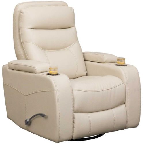 Dallas Cream Swivel Recliner