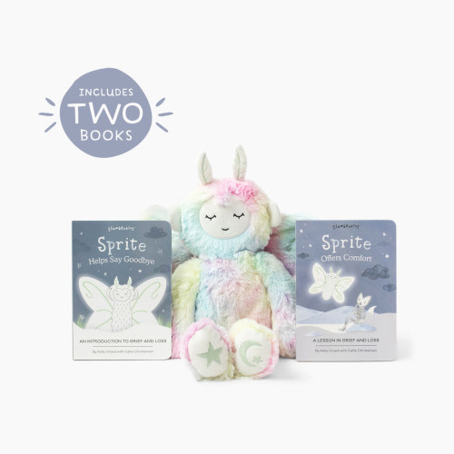 Slumberkins, Inc. Kin & Book Bundle - Sprite's Grief & Loss Rainbow