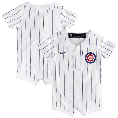 Chicago Cubs Nike Newborn & Infant Home Replica Romper Jersey - White