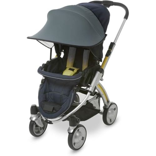 Manito Sun Shade for Strollers and Car Seats (Khaki Grey) UPF 50+