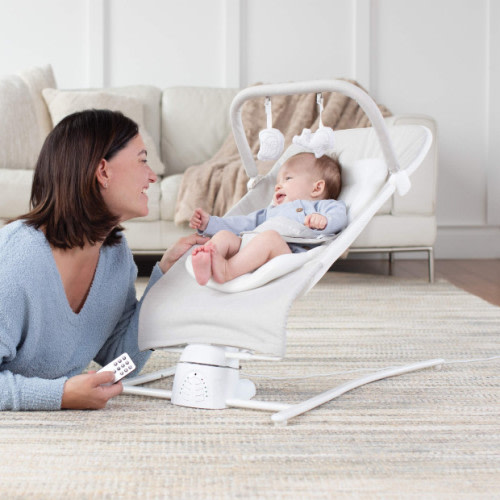 Alpine Wave Deluxe Bouncer - Driftwood Grey