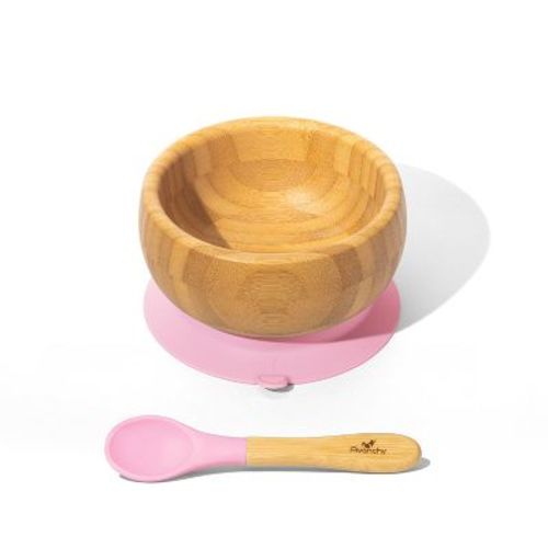 Avanchy Bamboo Baby Bowl - Pink