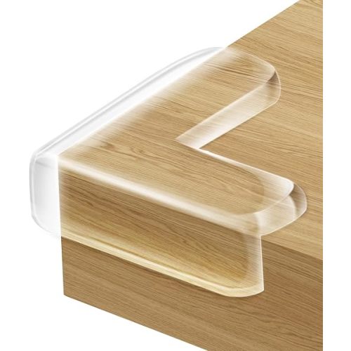 24 Pack Corner Guards Clear Corner Protectors Baby Proofing Table Furniture & Edge Corner Guards Stop Child Head InjuriesSharp Corners