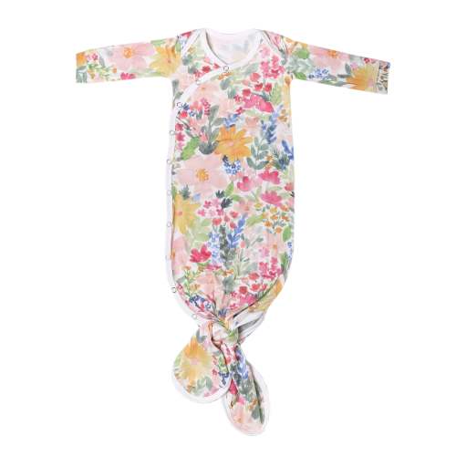 Newborn Knotted Gown - Lark