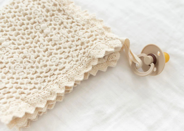 lovie cozy waffle | mini - milk – New Grain Goods