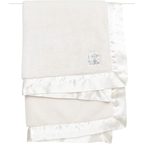 Little Giraffe Posh Mink Baby Blanket 29" x 35", Cream
