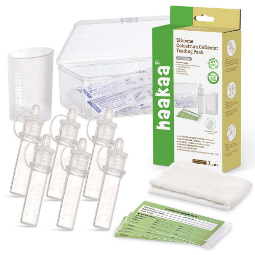 Haakaa Silicone Colostrum Collector Feeding Pack (pre-sterilised) - 6pcs