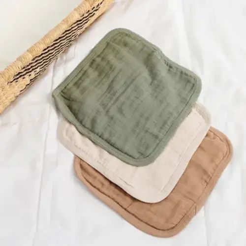 Washcloth Set Solid Sunshine Collection