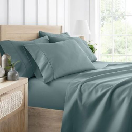 Solid 6 Piece Sheet Set - Ultra Soft, Easy Care - Becky Cameron (Extra Pillow Cases!)
