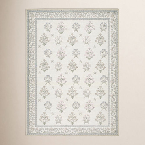 Birch Lane™ Myla Machine Washable Area Rug & Reviews | Wayfair