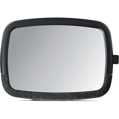 Munchkin Baby Car Mirror for Rear Facing Car Seats, Pivot 360 Baby in-Sight Adjustable Auto Mirror, Black