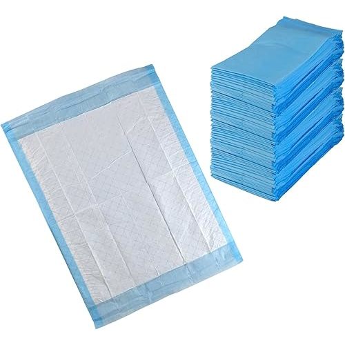 Disposable Changing / Under Pads [Pack of 100] Disposable Soft Absorbent Waterproof 17''x24'' Incontinence Underpad Protector Liners for Beds, Chairs, Diaper Changing – for Adults and Baby Protection