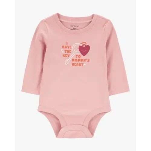 Baby 'Key To Mommy's Heart' Short Sleeve Bodysuit - Carter's | Carter's