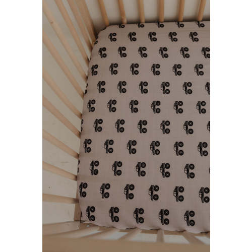 Muslin Crib Sheet | Monster Truck
