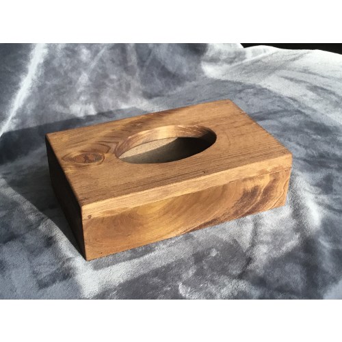 Wooden baby wipe dispenser