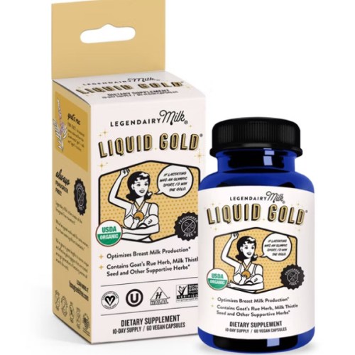 Legendairy Milk Liquid Gold Lactation Vegan Supplement - 60 Capsules