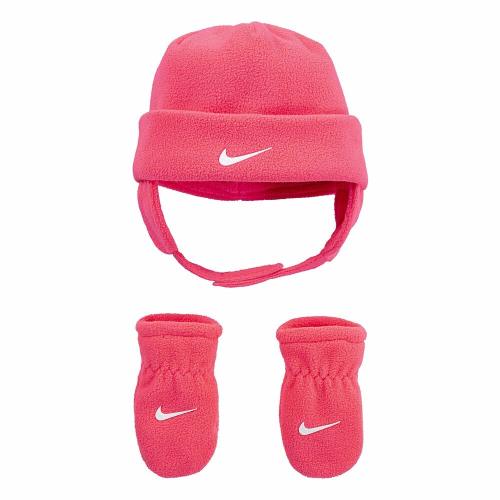 Nike Swoosh Baby Fleece Cap (Infant/Toddler) Racer Pink