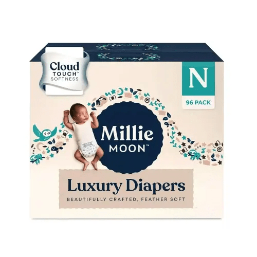Millie_Moon Luxury Diapers - Newborn - (96ct)