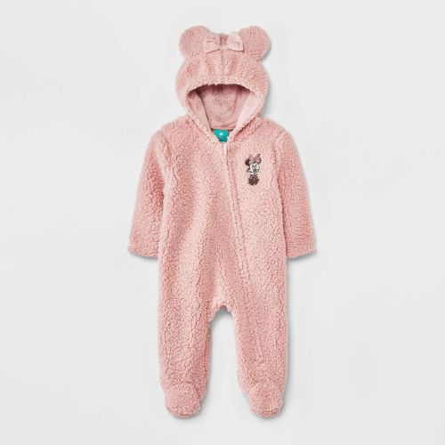 Baby Girls' Minnie Mouse Pram - Light Pink, Size: Newborn