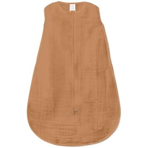 SwaddleDesigns Muslin zzZipMe Sleeping Sack, for Baby Boy and Girl, Wearable Blanket with 2-Way Zipper