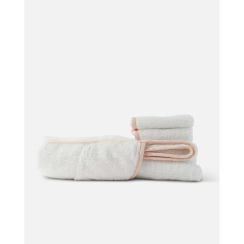 The Hooded Towel + 2 Washcloth Set - Coconut / Grapefruit