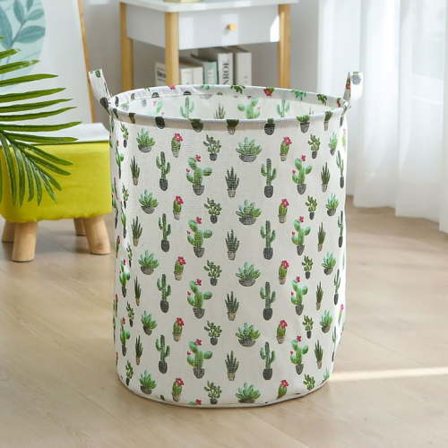 Giyblacko Home Textile StorageLaundry Hamper With Handles Collapsible Canvas Laundry Basket Storage Basket Home Organizer For Nursery Clothes Toys Baby Hamper