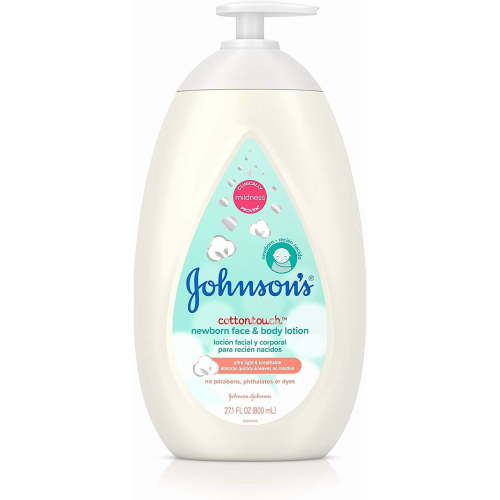 Johnson's Cotton Touch Newborn Face & Body Lotion, 27.1 oz