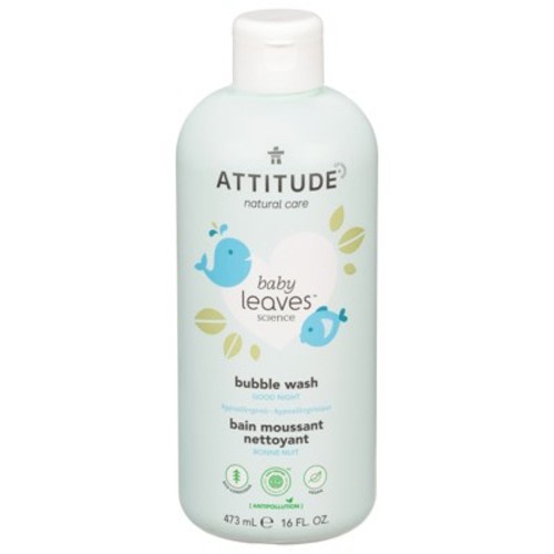 Attitude Baby Good Night Bubble Wash - 16 oz