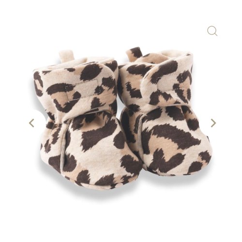 Leopard Baby Booties