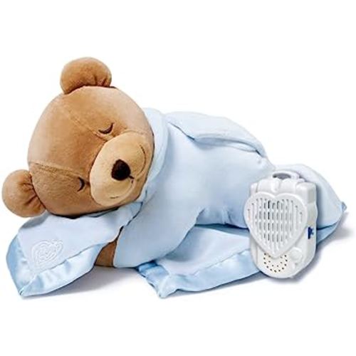 Prince Lionheart Original Slumber Bear with Silkie Blanket - Blue