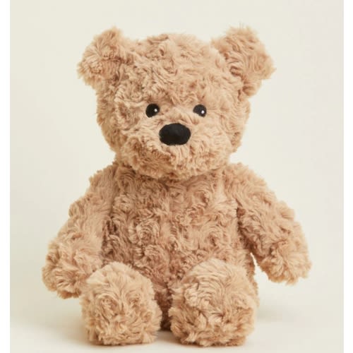 Microwavable Brown Curly Bear Warmies | Warmies USA