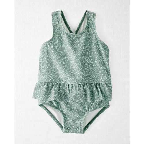 Baby Recycled Ruffle Swimsuit - Little Planet | Carter's