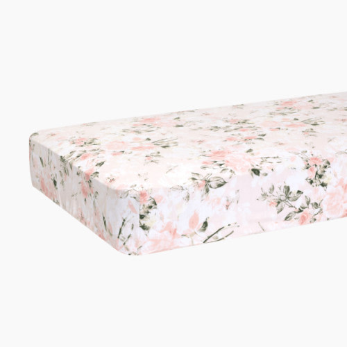 Crib Sheet - Vintage Pink Rose