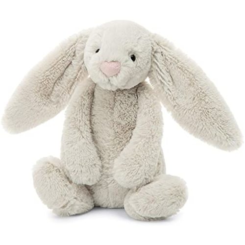 Jellycat Bashful Oatmeal Bunny Stuffed Animal, Medium 12 inches