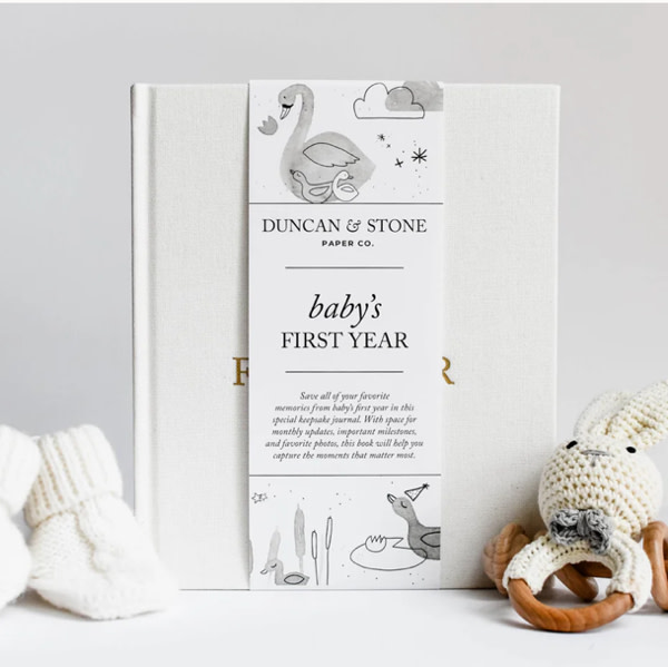 Baby Memory Book: First Year Keepsake Journal | Duncan & Stone – SwagglyLife Home & Fashion