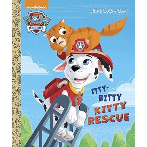 The Itty-Bitty Kitty Rescue (Paw Patrol) (Little Golden Book)
