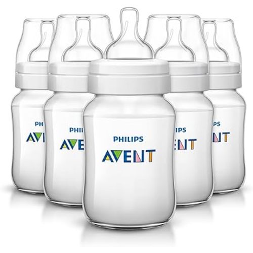 Philips Avent Classic Plus Baby Bottles, 9 Ounce (5 Pack)