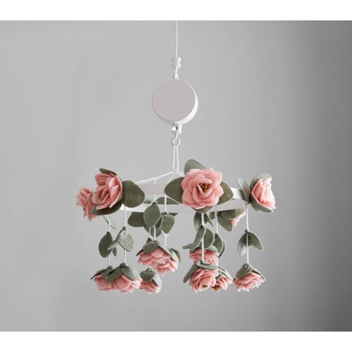 Felted Roses Baby Mobile | Pottery Barn Kids