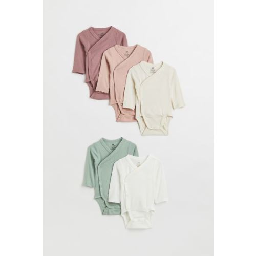 5-pack Wrapover Bodysuits