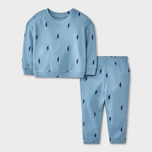 Baby Boys' 2pc Waffle Sweatshirt & Jogger Pants Set - Cat & Jack™