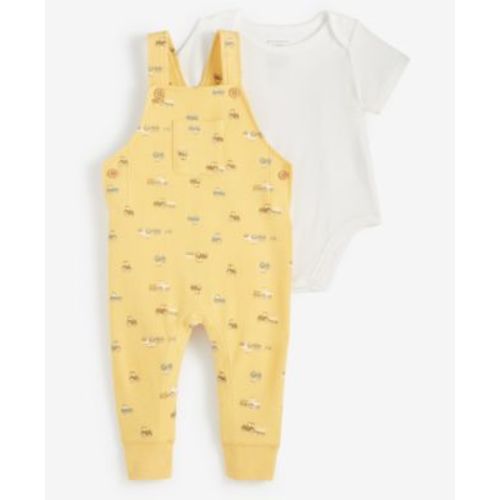 Baby Boys On The Farm Bodysuit & Overalls, 2 Piece Set, Created for Macy's