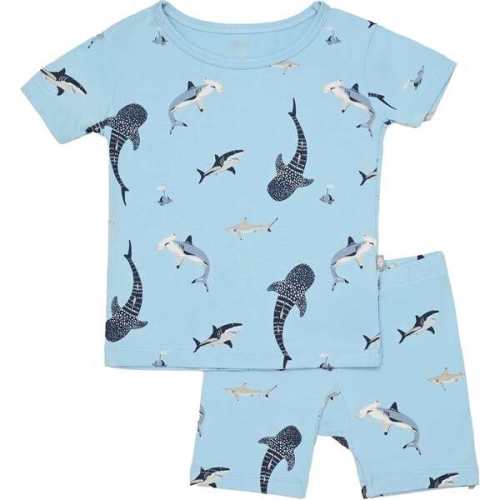 Short Sleeve Toddler Pajama Set, Stream Shark - Kyte Baby | Maisonette