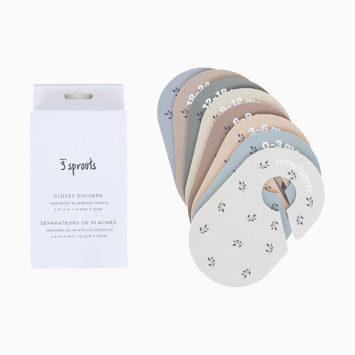 3 Sprouts Closet Dividers - Blueberry