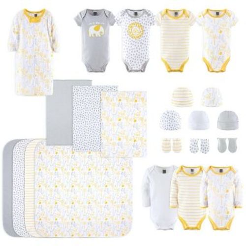 The Peanutshell Newborn Gift Set - Sunshine Jungle - 23pc