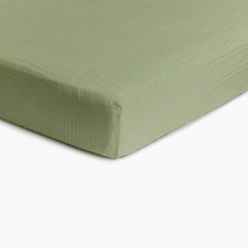 Organic Cotton Muslin Crib Sheet (2 Pack) - Reseda