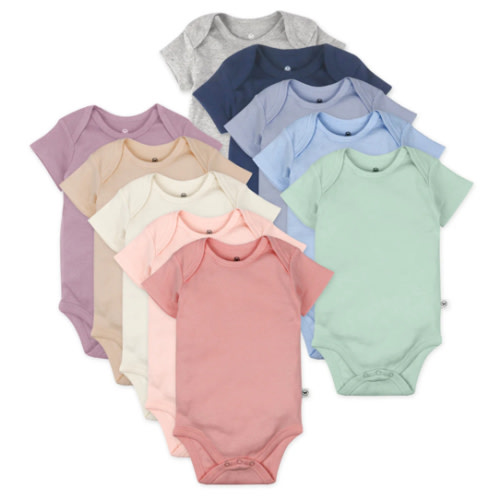 10-Pack Organic Cotton Short Sleeve Bodysuits | Honest Baby Clothing