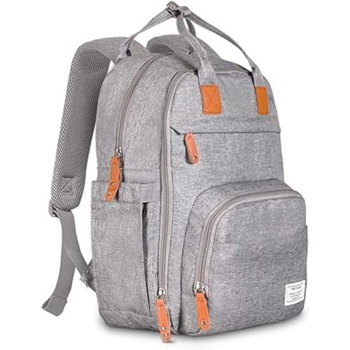 TETHYS All Backpacks, Grey, Large (Pack of 1)
