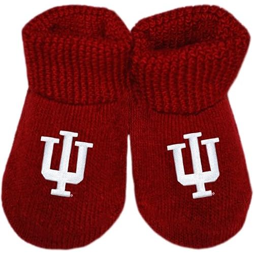 Creative Knitwear Indiana University Hoosier Newborn Baby Bootie Sock